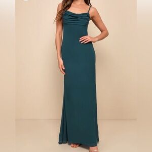 Lulus Emerald Green Maxi Dress